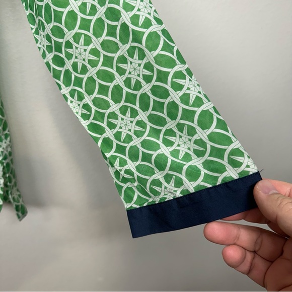 Vineyard Vines Shep & Ian Womens Silk Blend Blouse Size S - Picture 3 of 6